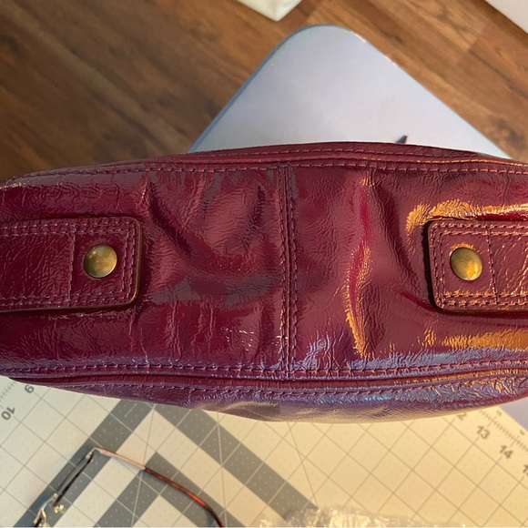 Coach Burgundy Shoulder Bag, Large EUC - Picture 5 of 11